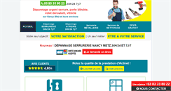 Desktop Screenshot of depannage-serrurerie-nancy.com