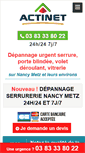 Mobile Screenshot of depannage-serrurerie-nancy.com